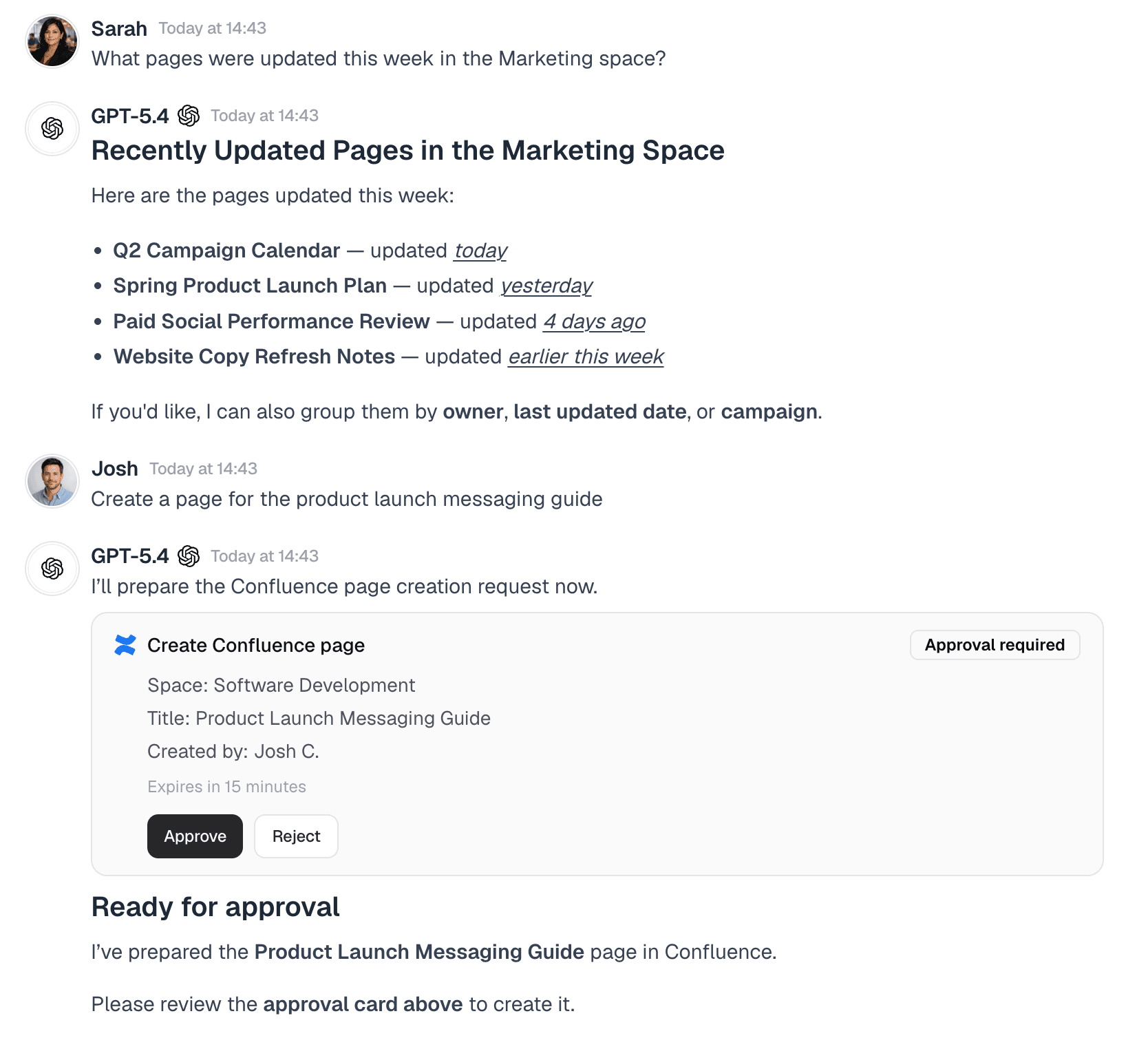 Confluence-Workflows in Menturi