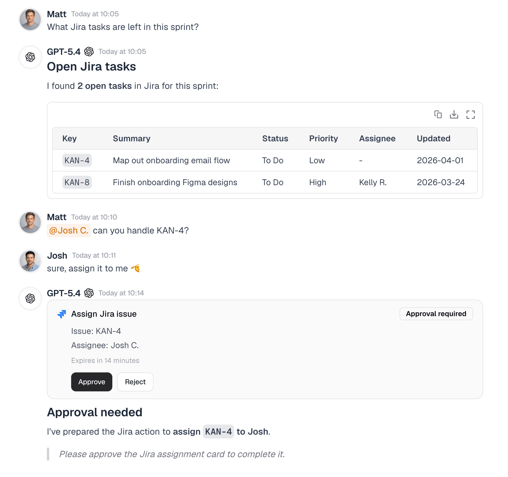 Jira-Workflows in Menturi