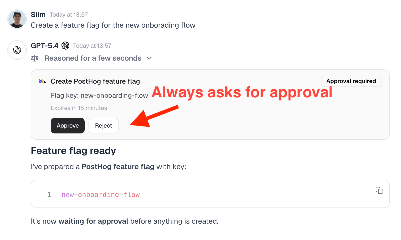 Every change needs a click